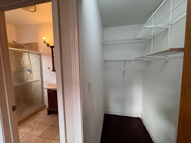 a view of walk in closet