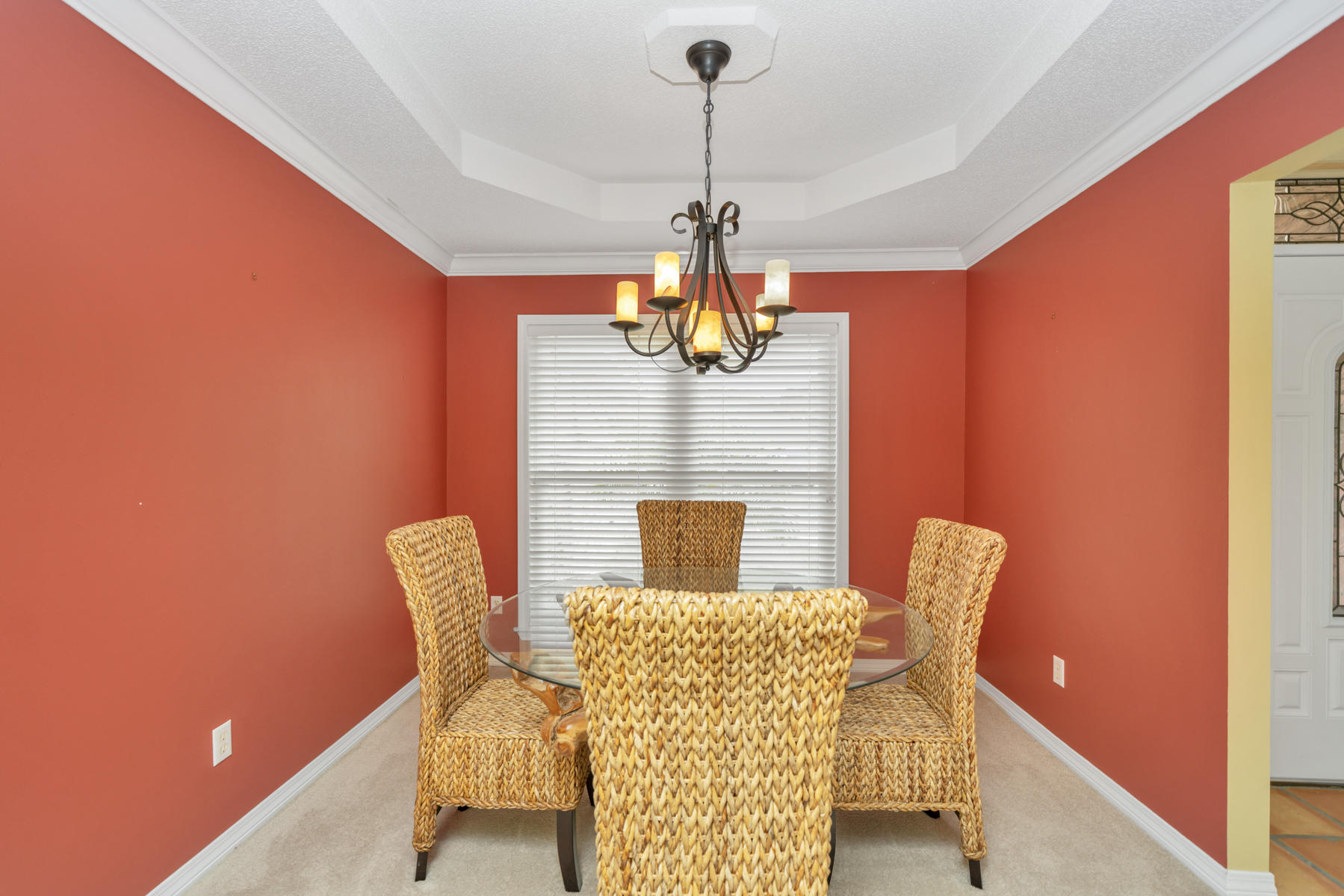 3907 Mesa Road Destin, FL 32541 - Photo 17 of 37 a dining room with furniture and chandelier