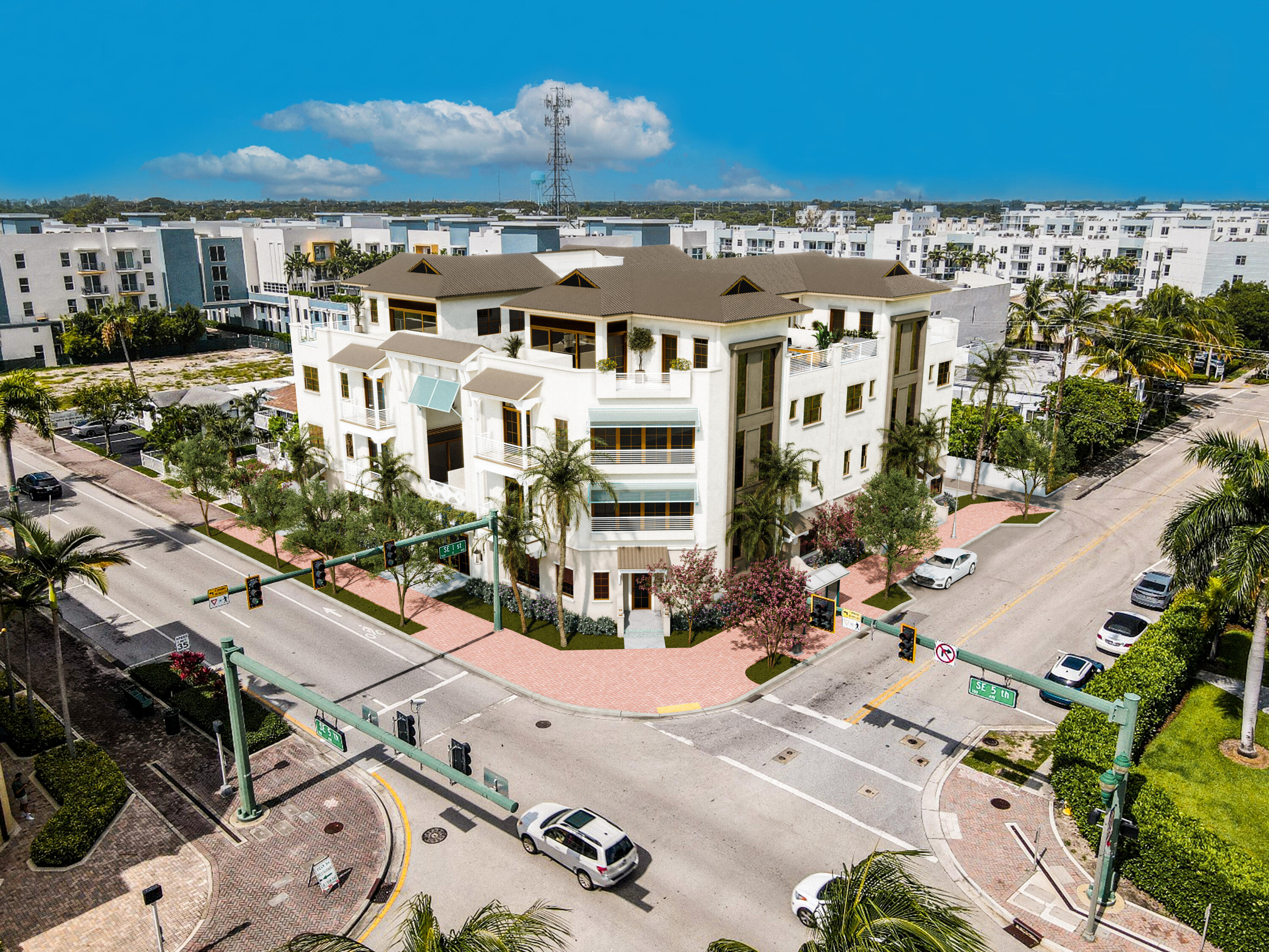102 Southeast 5th Avenue, Unit 6 Delray Beach, FL 33483 - Photo 1 of 23 a view of a city & street