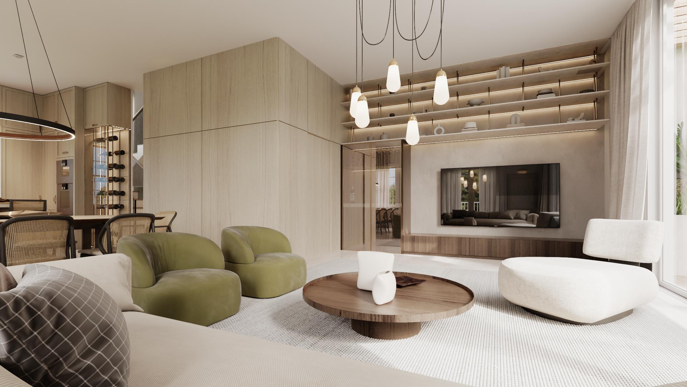 102 Southeast 5th Avenue, Unit 6 Delray Beach, FL 33483 - Photo 11 of 23 a living room with furniture and a fireplace