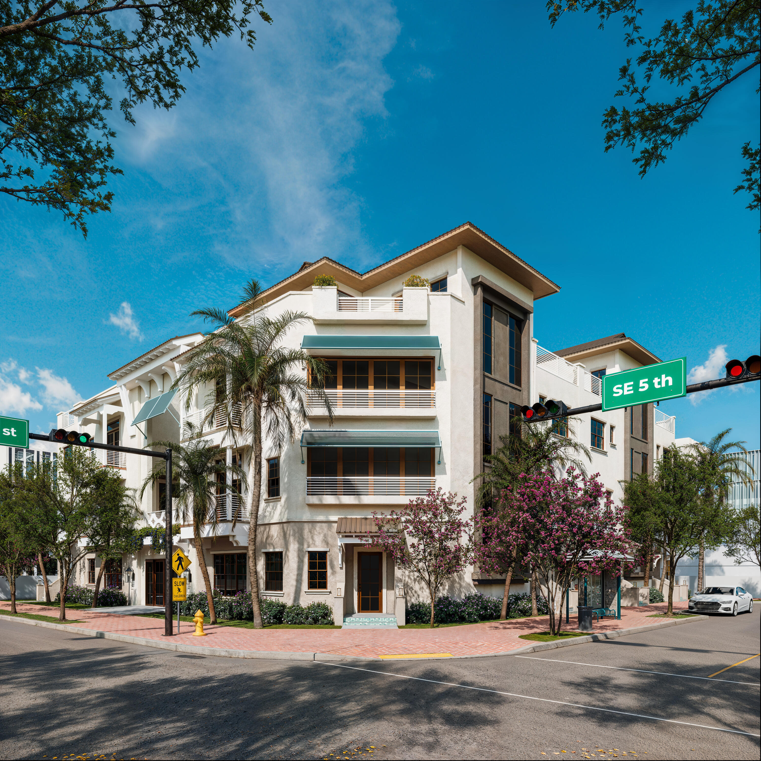 102 Southeast 5th Avenue, Unit 6 Delray Beach, FL 33483 - Photo 2 of 23 a front view of a house with a yard