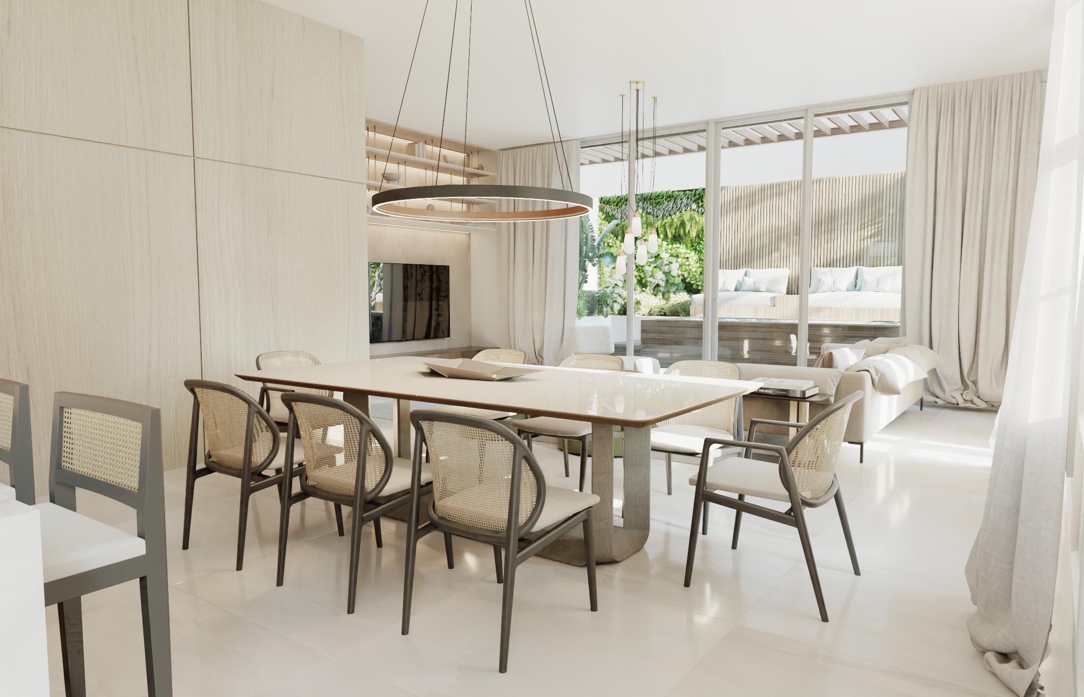 102 Southeast 5th Avenue, Unit 6 Delray Beach, FL 33483 - Photo 8 of 23 a view of a dining room with furniture window and outside view