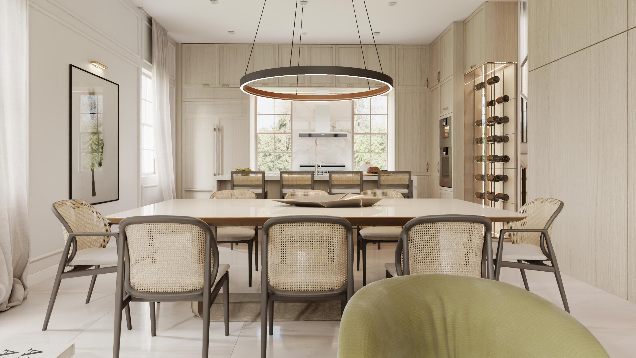 102 Southeast 5th Avenue, Unit 6 Delray Beach, FL 33483 - Photo 9 of 23 a dining room with a table chairs and a chandelier