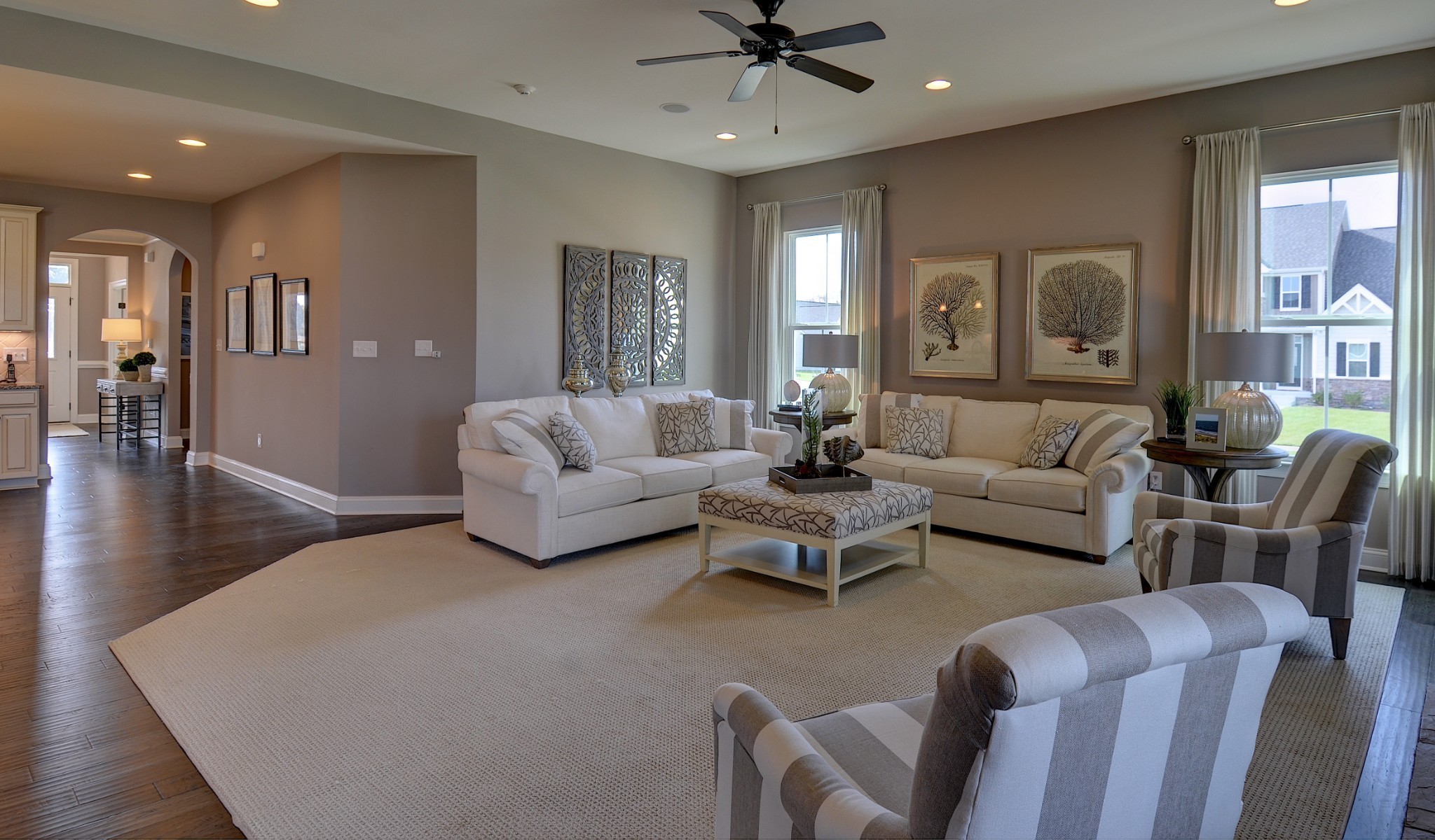 4020 Oglethorpe Drive Franklin, TN 37064 - Photo 5 of 14 a living room with furniture and a large window