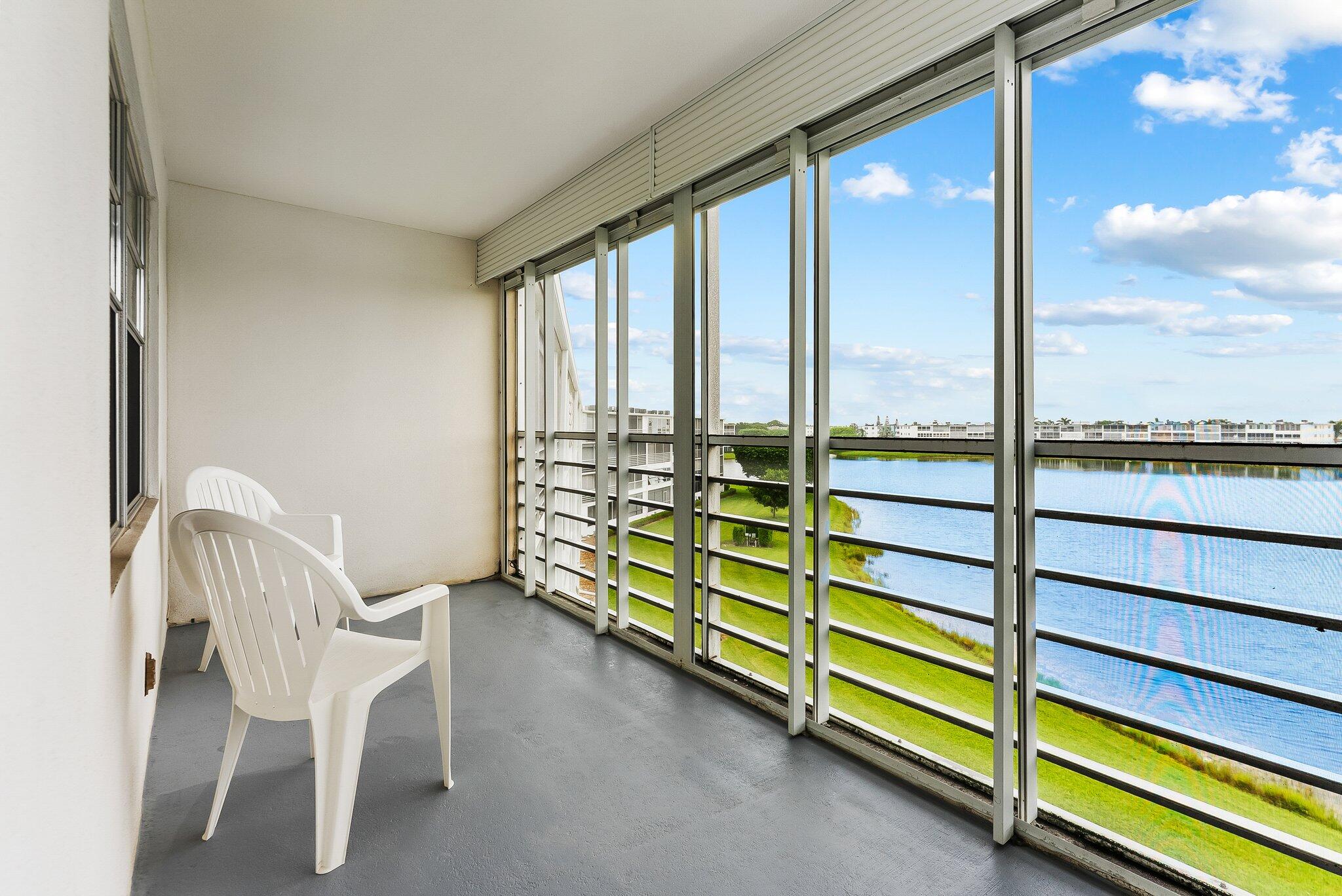 4006 Cornwall A Boca Raton, FL 33434 - Photo 17 of 27 Balcony with water view