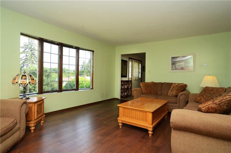 61 Swallow Hill Road Carnegie, PA 15106 - Photo 3 of 15 Living Room with new hardwood floors