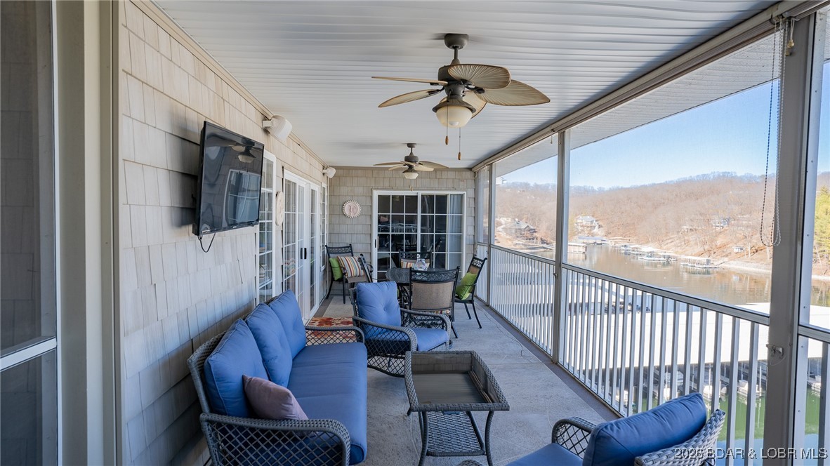 68 Lighthouse Road, Unit 511 Lake Ozark, MO 65049 - Photo 45 of 56 Screened-in Lakefront deck