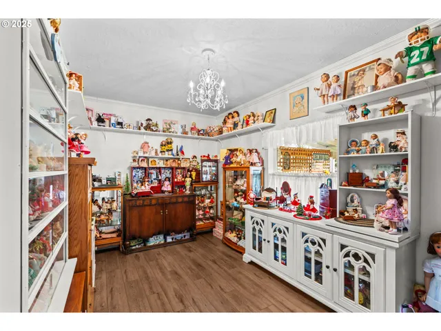 a room with lots of furniture and wooden floor
