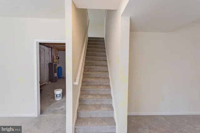 a view of snow on the road