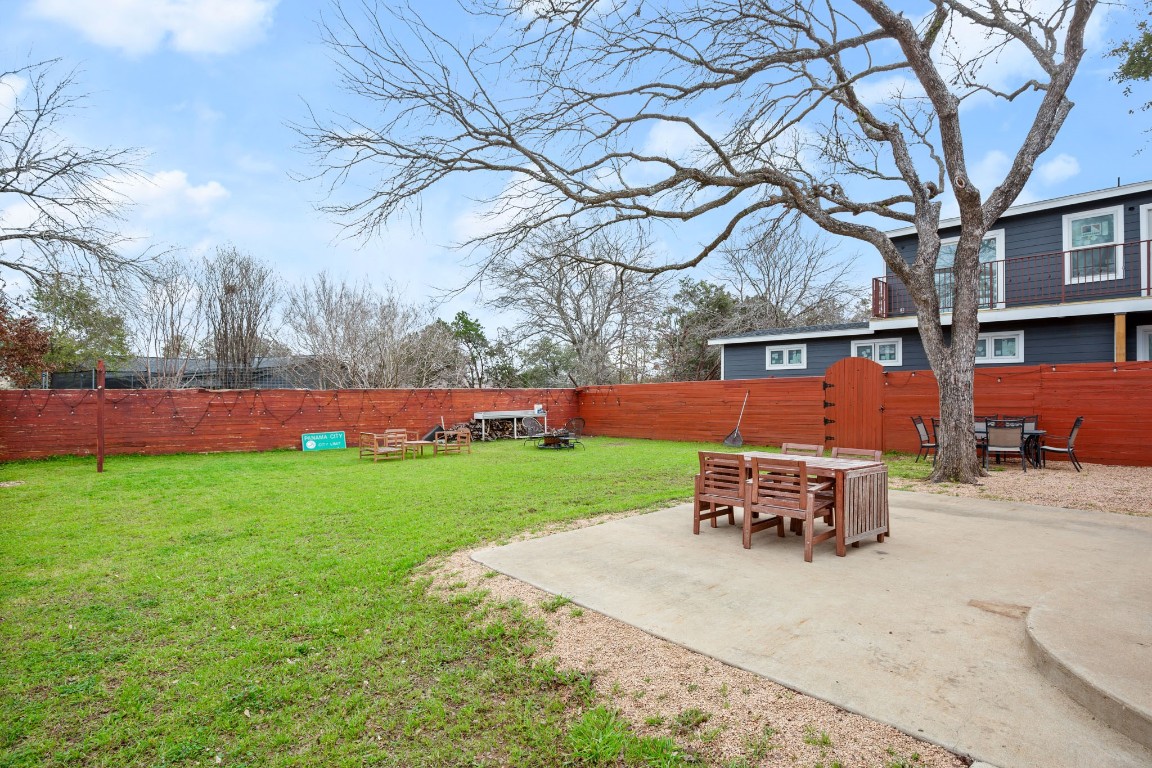 7905-7907 Tiffany Drive Austin, TX 78749 - Photo 37 of 37 front view of a yard with table and chairs