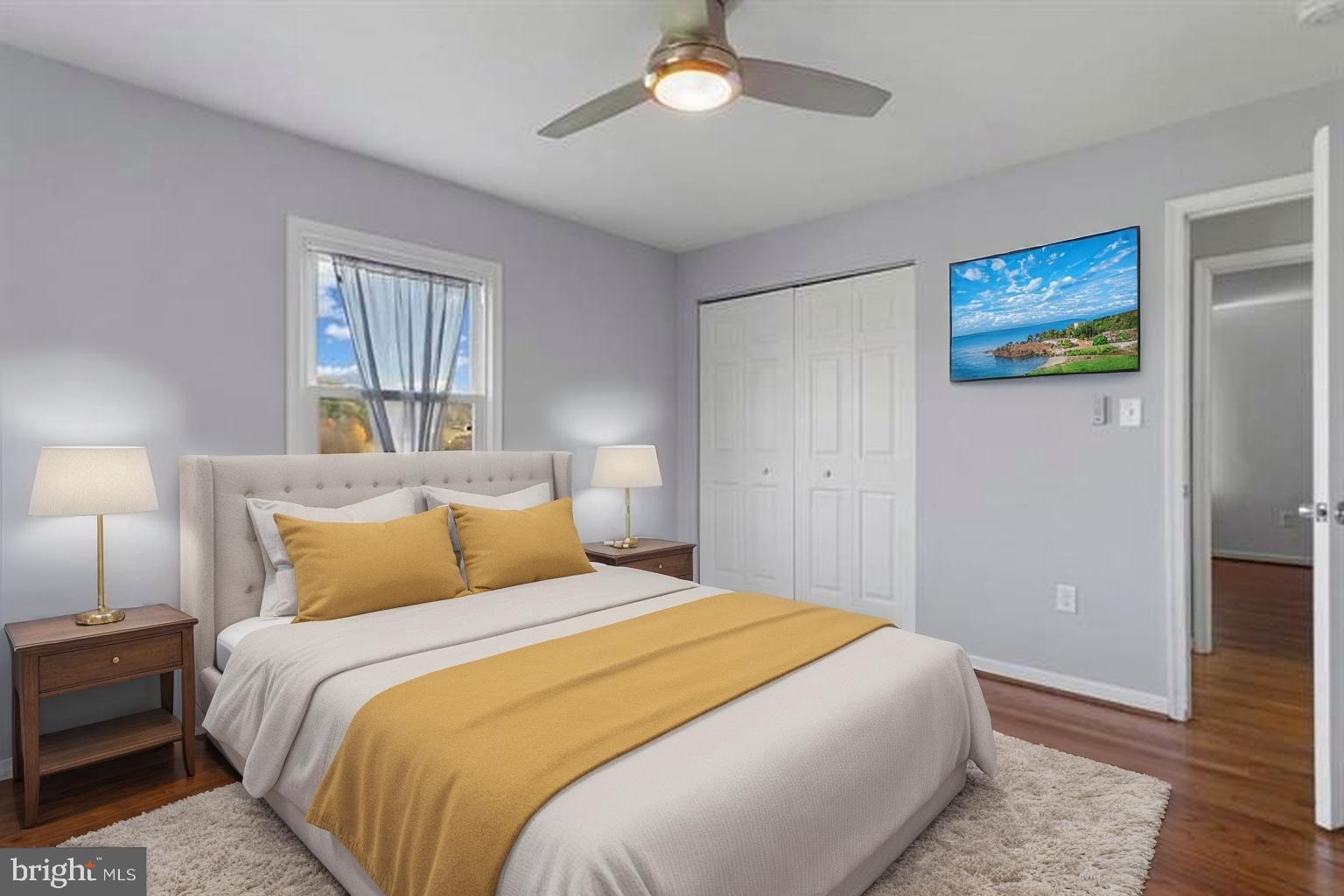 3218 Brethren Church Road Myersville, MD 21773 - Photo 12 of 30 a bedroom with a bed and a window