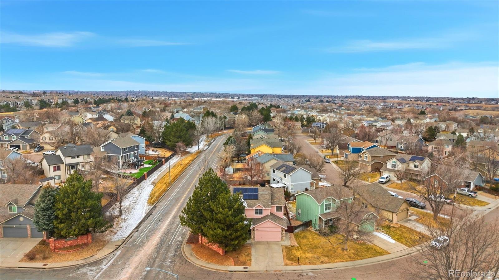 10505 Madison Way Northglenn, CO 80233 - Photo 43 of 49 an aerial view of residential houses with outdoor space