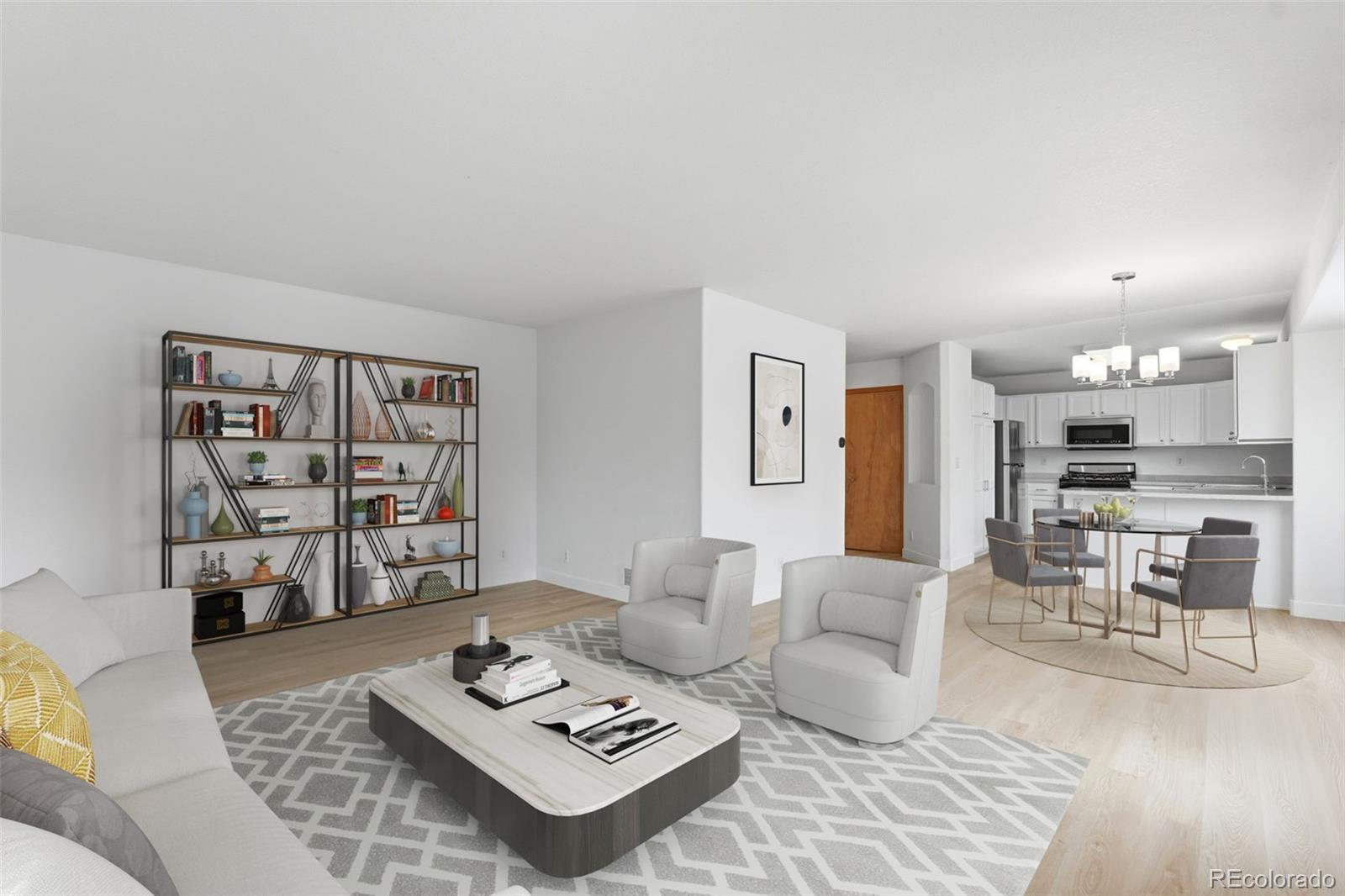10505 Madison Way Northglenn, CO 80233 - Photo 9 of 49 a living room with furniture and a book shelf