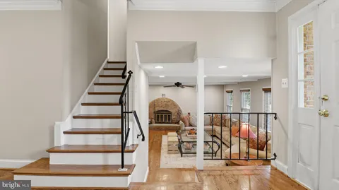 a bedroom with a bed and a desk