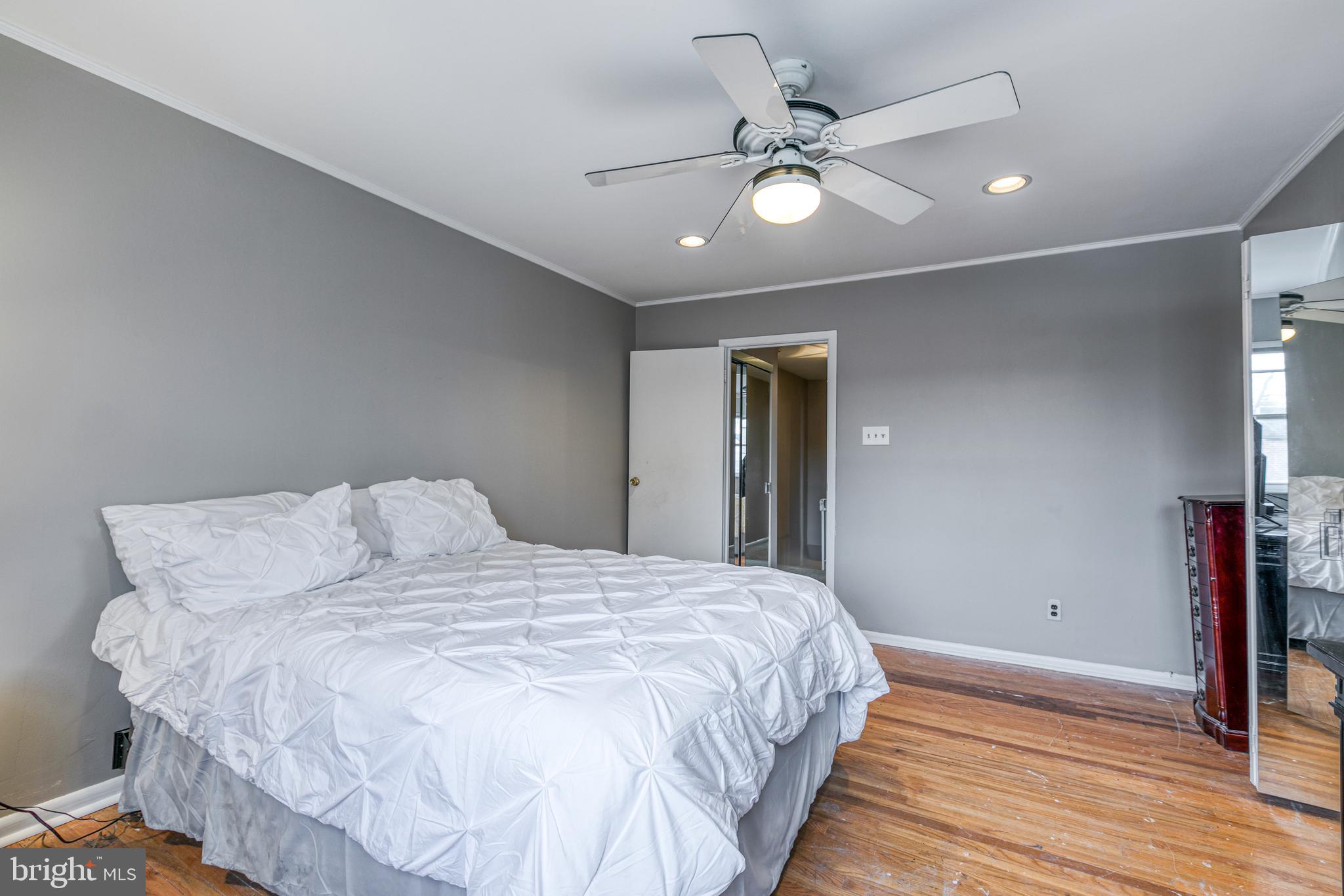 11112 Ridgeway Street Philadelphia, PA 19116 - Photo 15 of 31 Master Bedroom, fresh paint, hardwood flrs