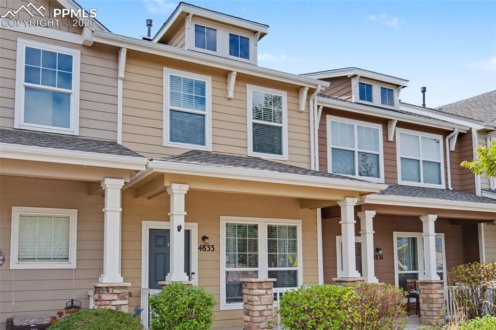 4833 Harrier Ridge Drive Colorado Springs, CO 80916 - Photo 2 of 25 front view of a house