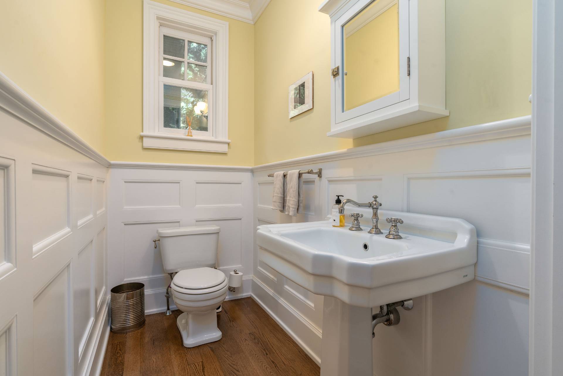 12 Old Point Road Quogue, NY 11959 - Photo 24 of 50 a bathroom with a sink toilet and mirror