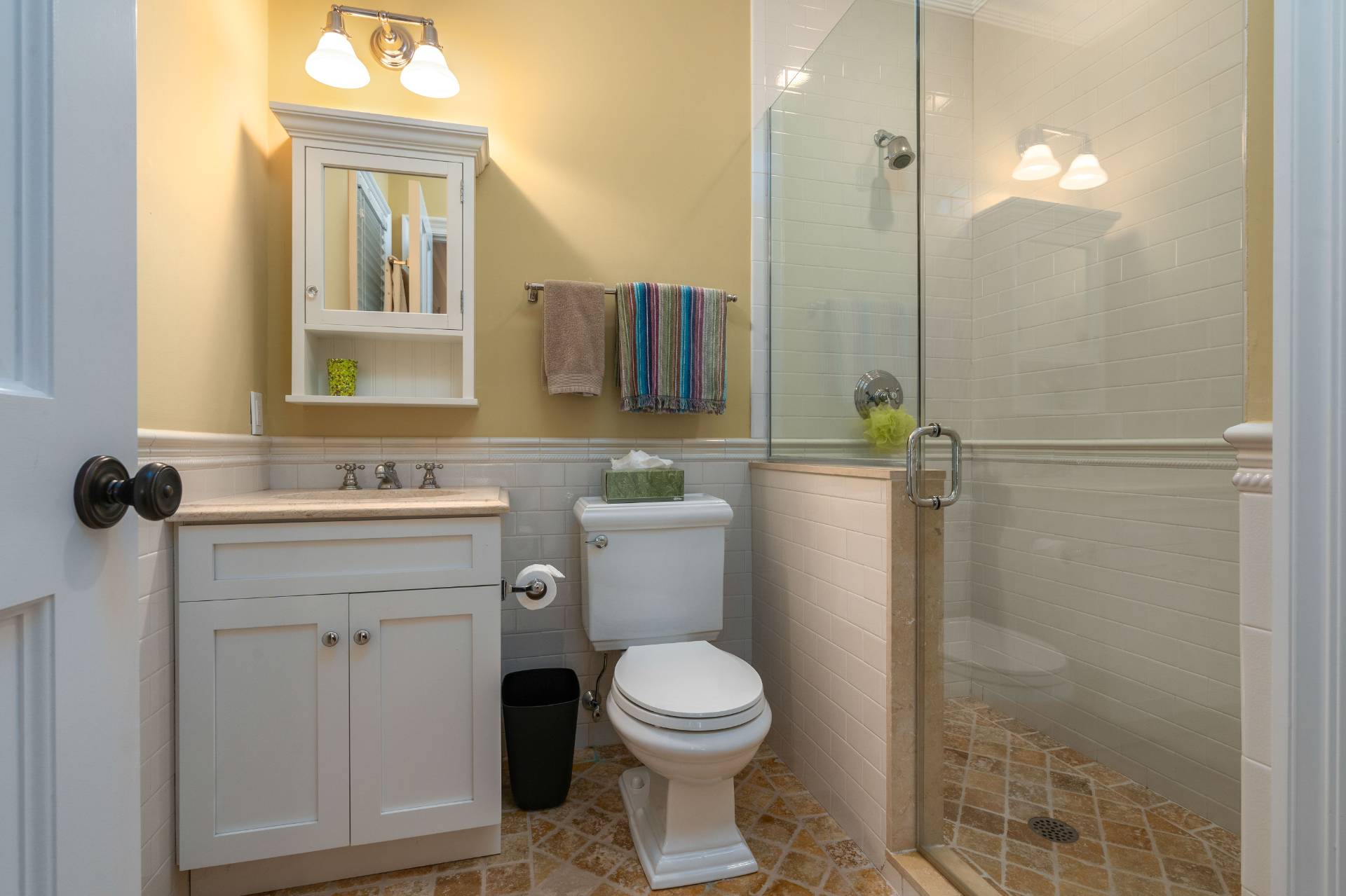 12 Old Point Road Quogue, NY 11959 - Photo 38 of 50 a bathroom with a sink toilet and shower