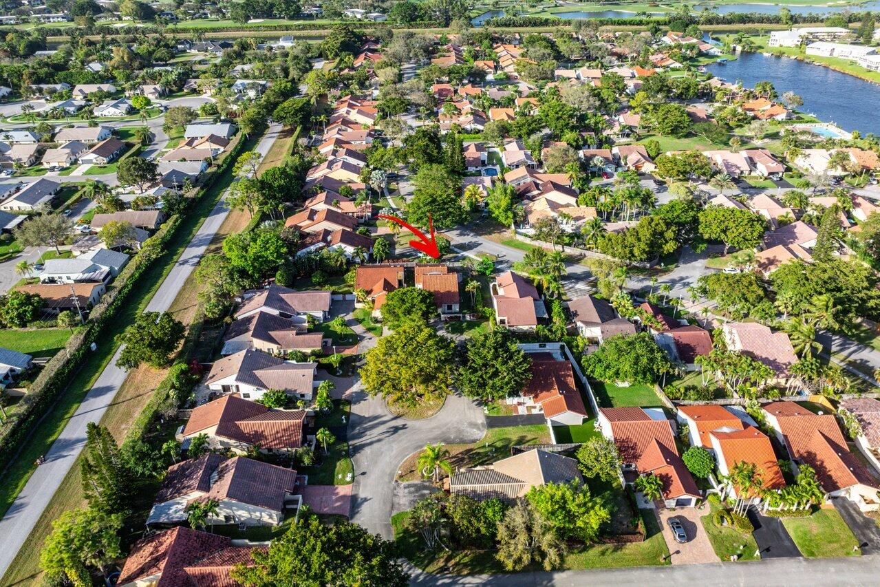 2195 Northwest 14th Street Delray Beach, FL 33445 - Photo 38 of 44 an aerial view of residential houses with outdoor space