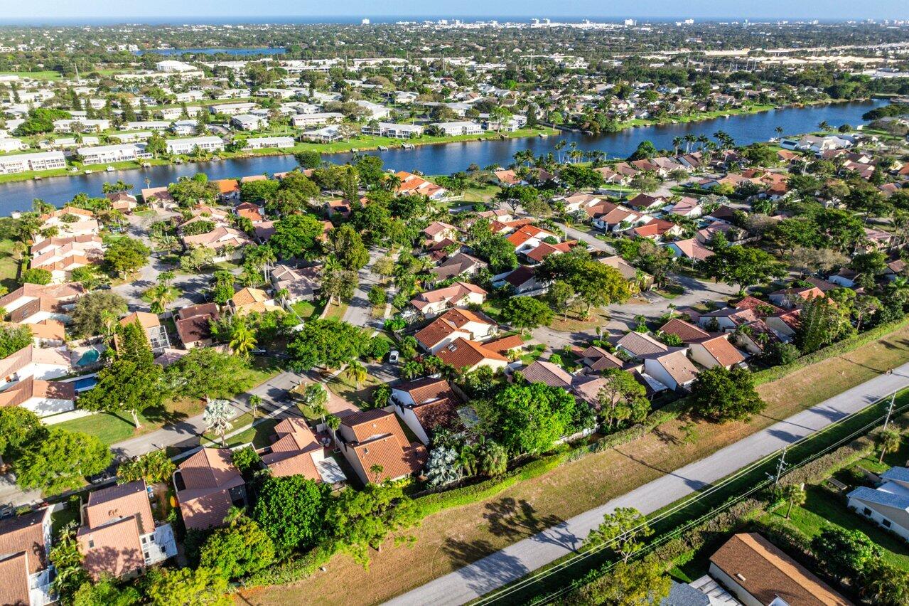 2195 Northwest 14th Street Delray Beach, FL 33445 - Photo 41 of 44 an aerial view of residential houses with outdoor space