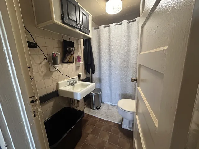 a view of hallway with livingroom