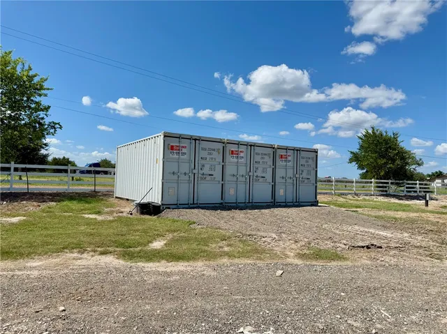 an aerial view of beach and city