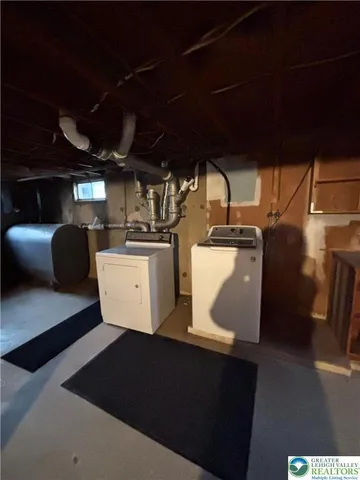 a bedroom with furniture