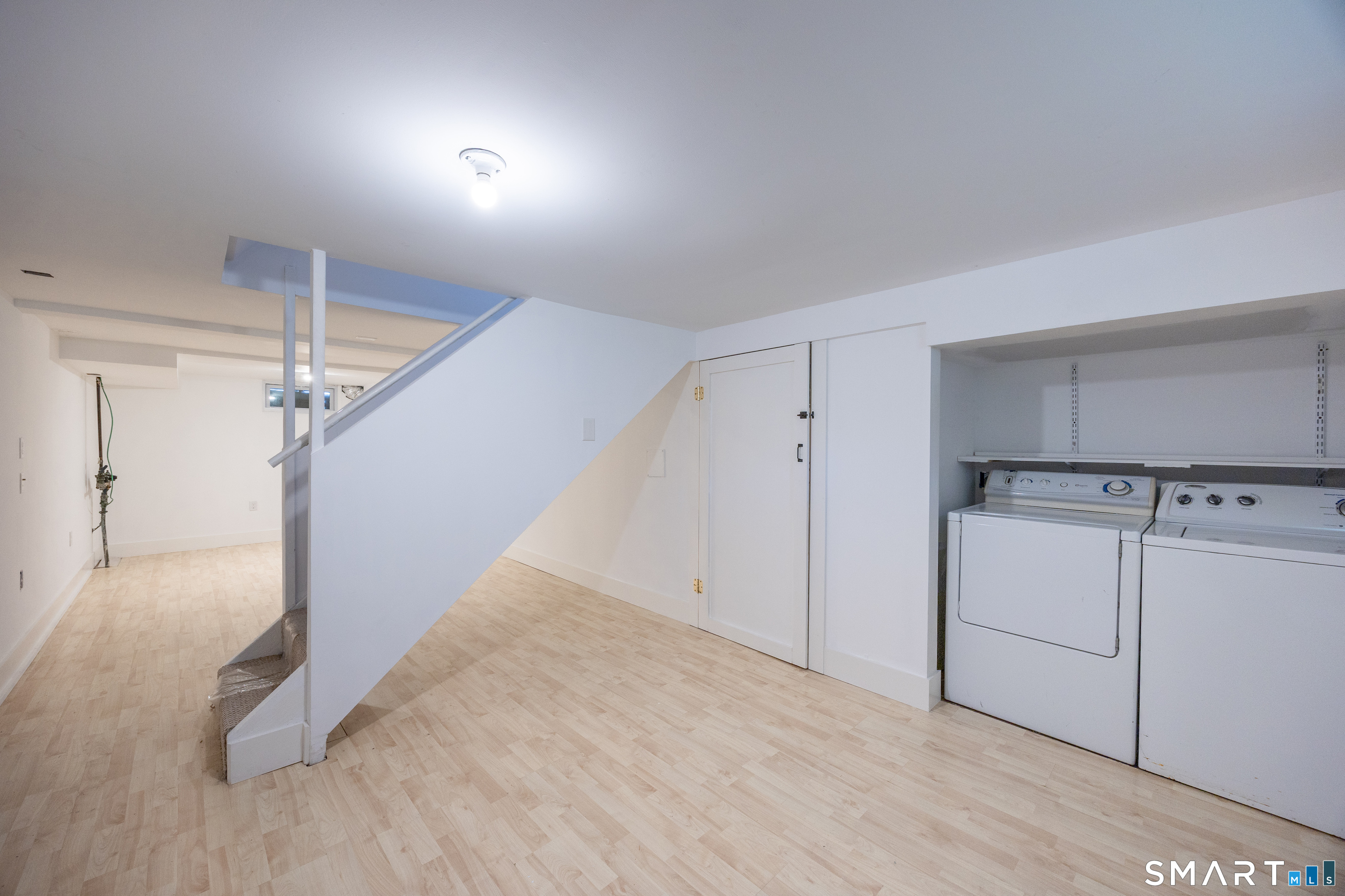 18 Cook Road Stamford, CT 06902 - Photo 23 of 36 Lower level with laundry and lots of storage