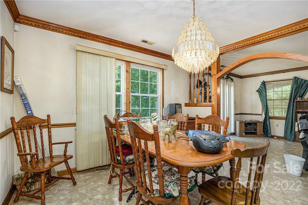 340 Sally Blackwell Road Pageland, SC 29728 - Photo 12 of 30 a view of a dining room with furniture window and outside view