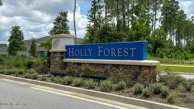 a view of outdoor space with sign board