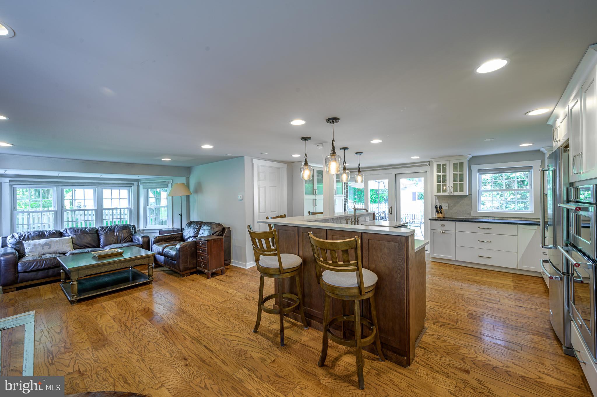 126 Beulah Road Doylestown, PA 18901 - Photo 8 of 31 Kitchen Island and Family Room