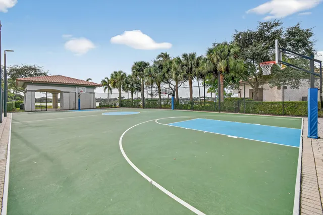 a view of outdoor space with swimming pool and porch