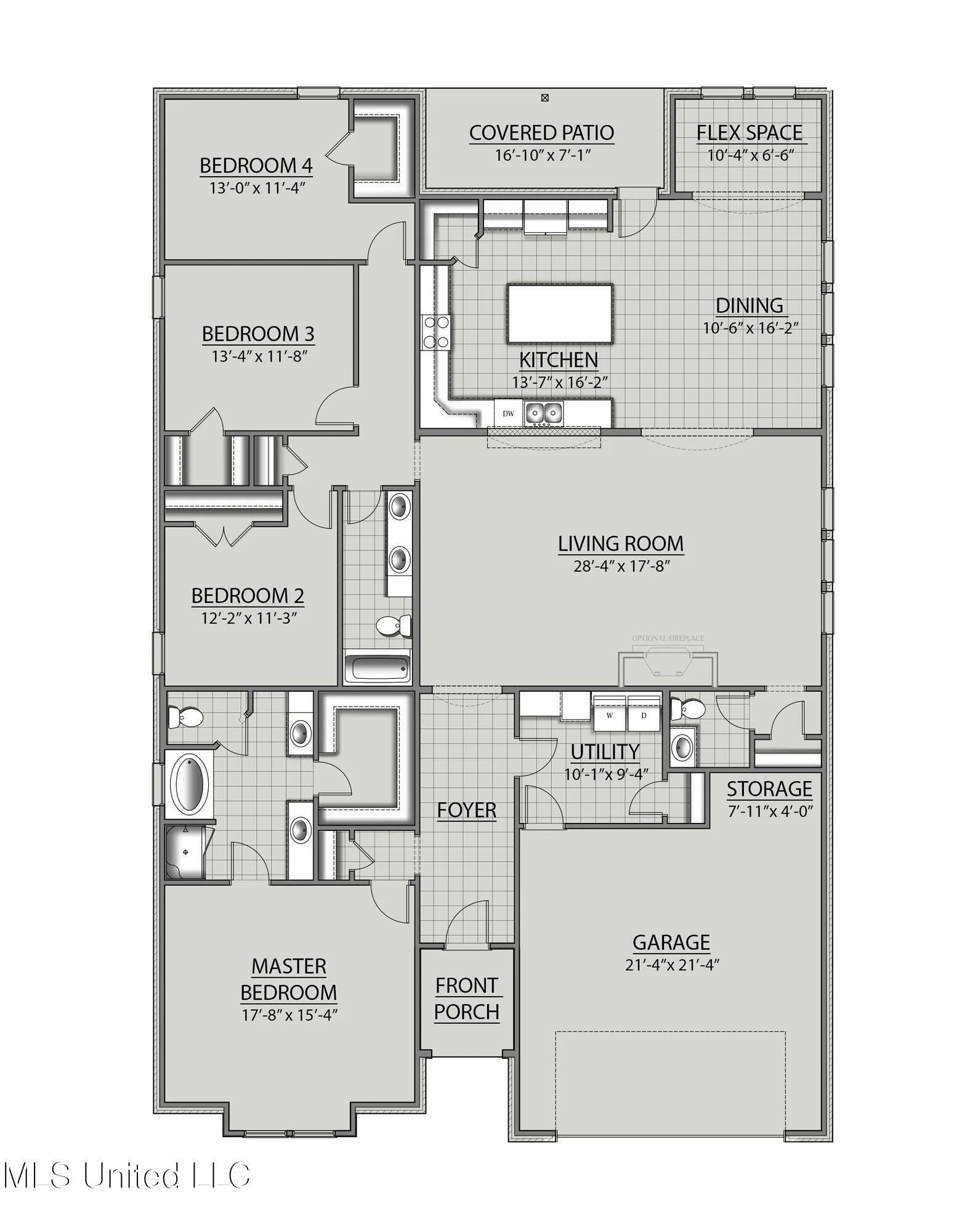12084 Walker Road Ocean Springs, MS 39564 - Photo 3 of 3 Sycamore IV G - Floor Plan