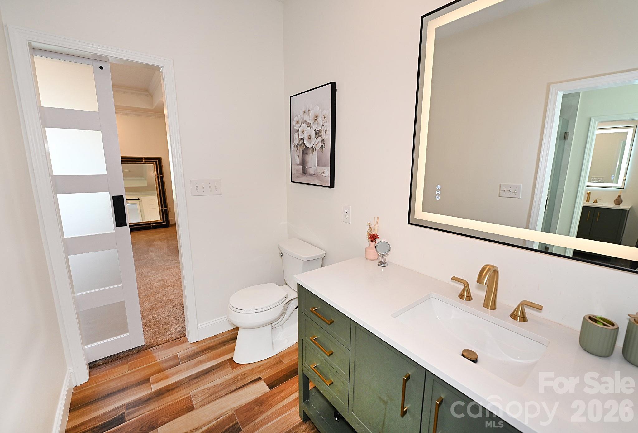 406 5th Avenue Northeast Conover, NC 28613 - Photo 28 of 46 a bathroom with a sink and a toilet