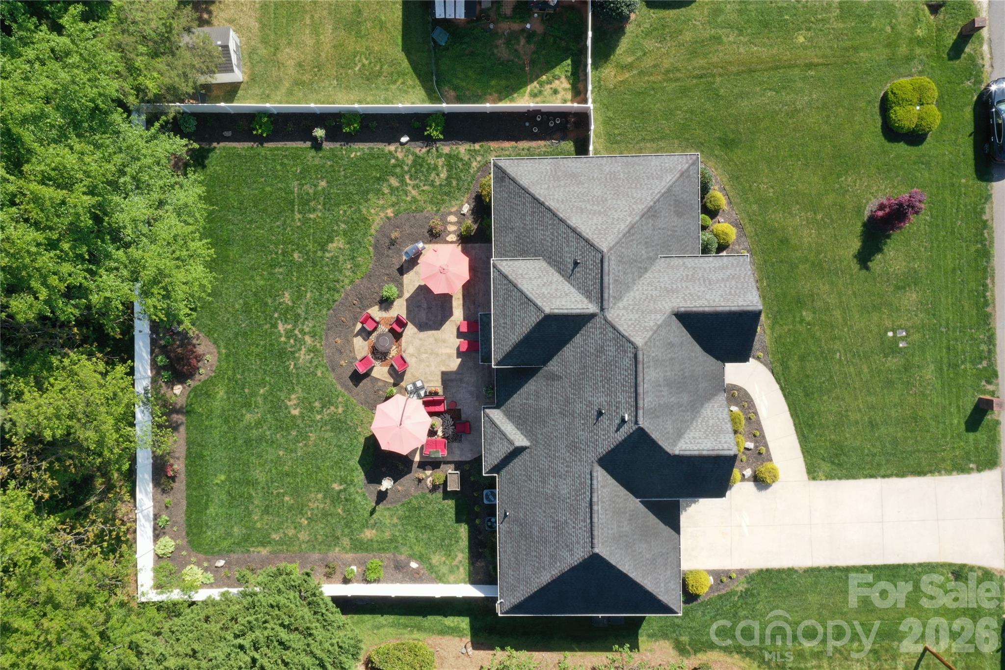 406 5th Avenue Northeast Conover, NC 28613 - Photo 3 of 46 an aerial view of a house with a yard