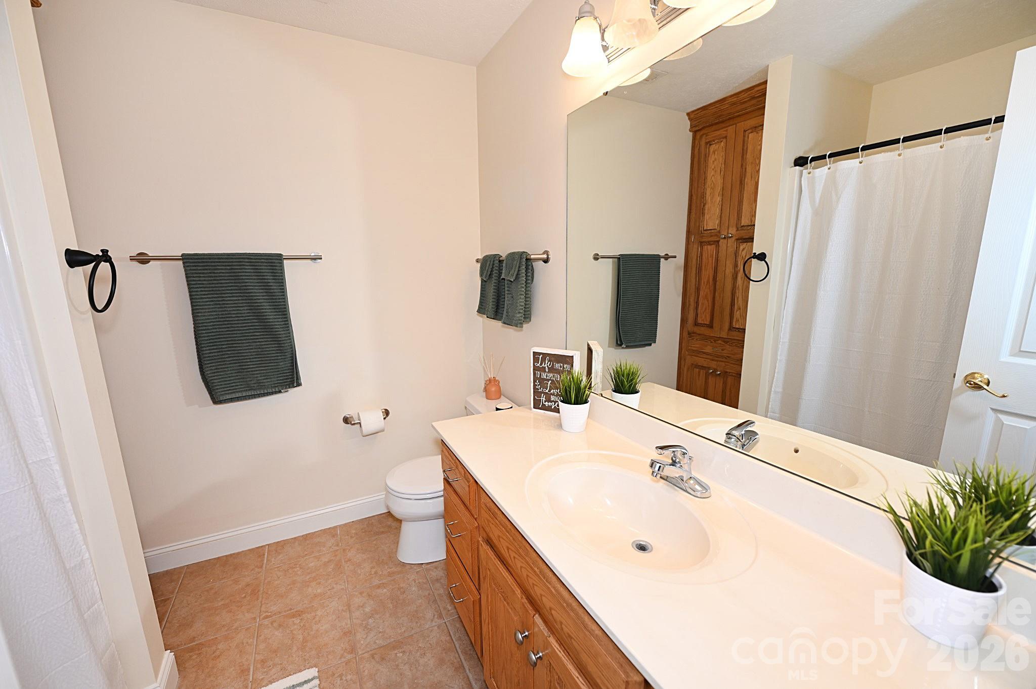 406 5th Avenue Northeast Conover, NC 28613 - Photo 35 of 46 a bathroom with a sink a toilet and shower