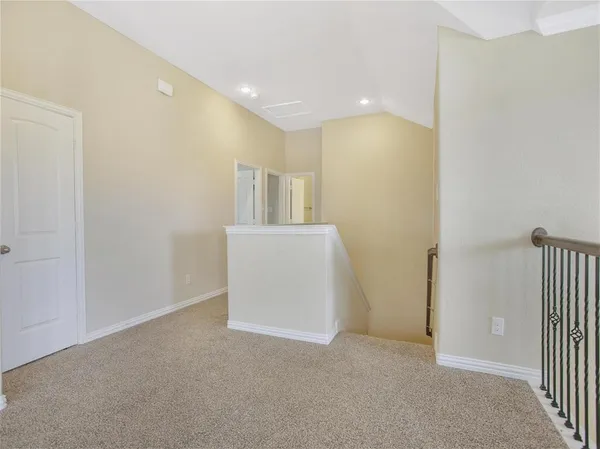 a view of an empty room