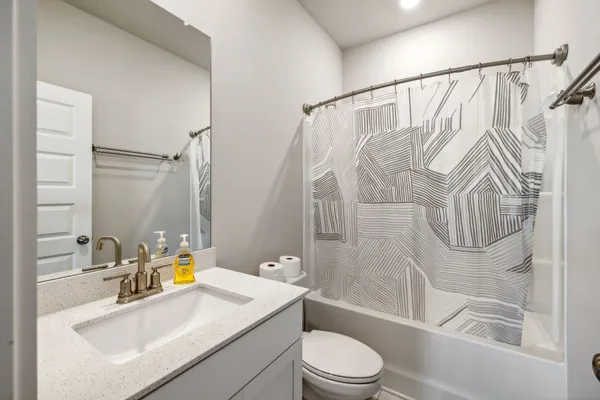 a bathroom with a sink a toilet and a bathtub