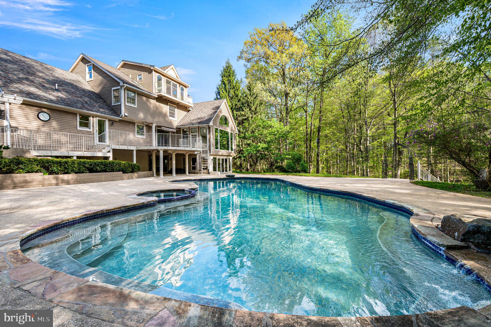 4 Queens Court Landenberg, PA 19350 - Photo 53 of 71 a view of a swimming pool with a patio