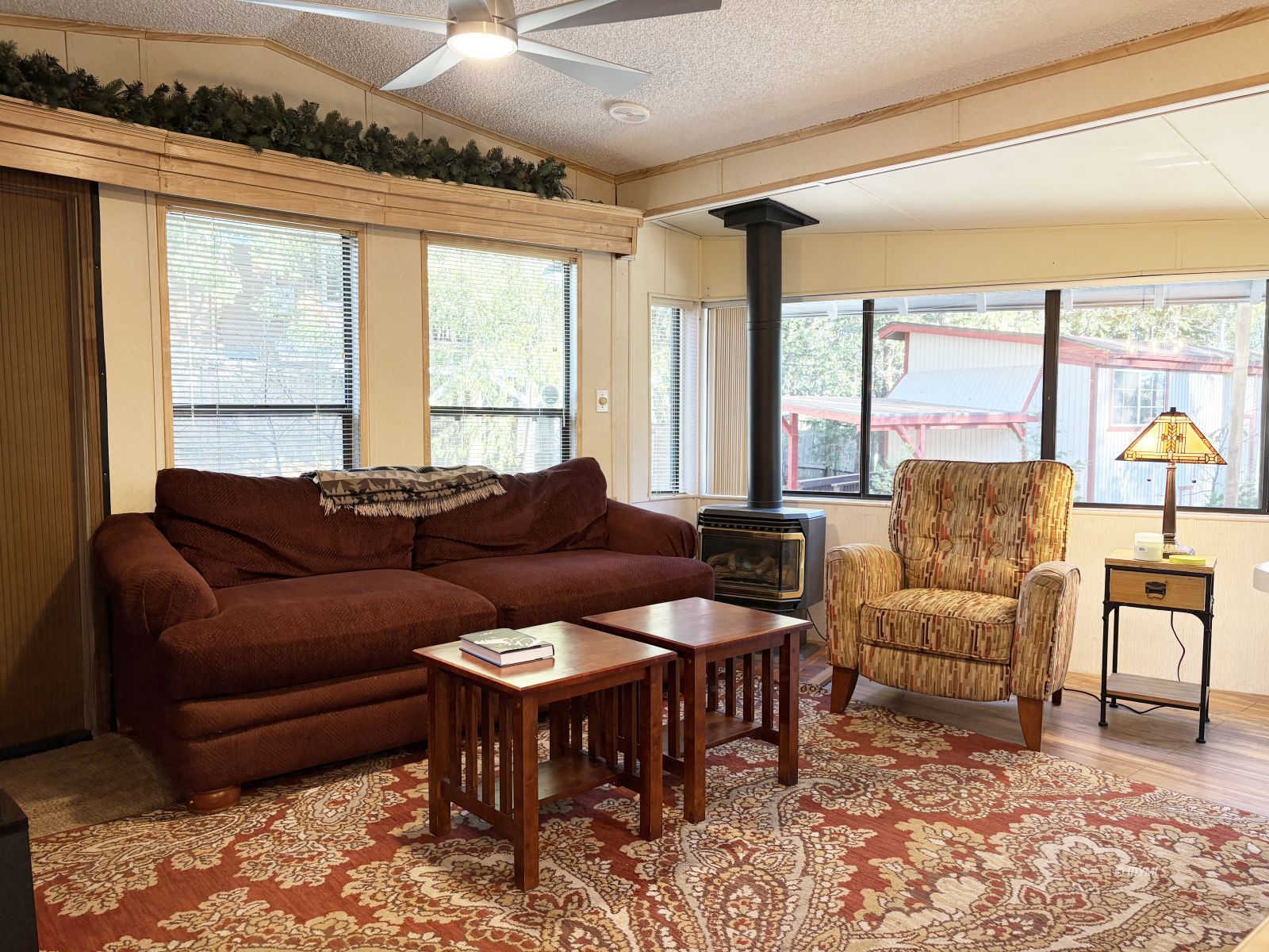 25955 Highway 243, Unit 1 Idyllwild, CA 92549 - Photo 2 of 33 a living room with furniture and a large window