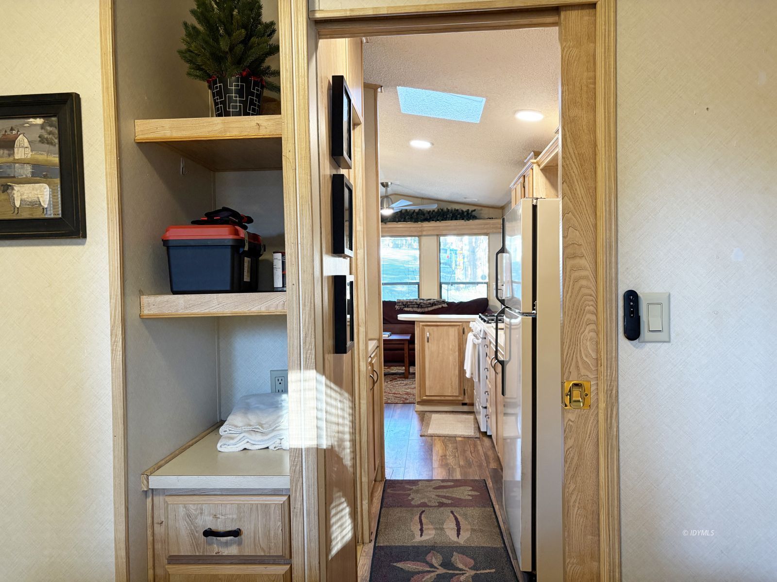 25955 Highway 243, Unit 1 Idyllwild, CA 92549 - Photo 25 of 33 view of living room with furniture and mirror