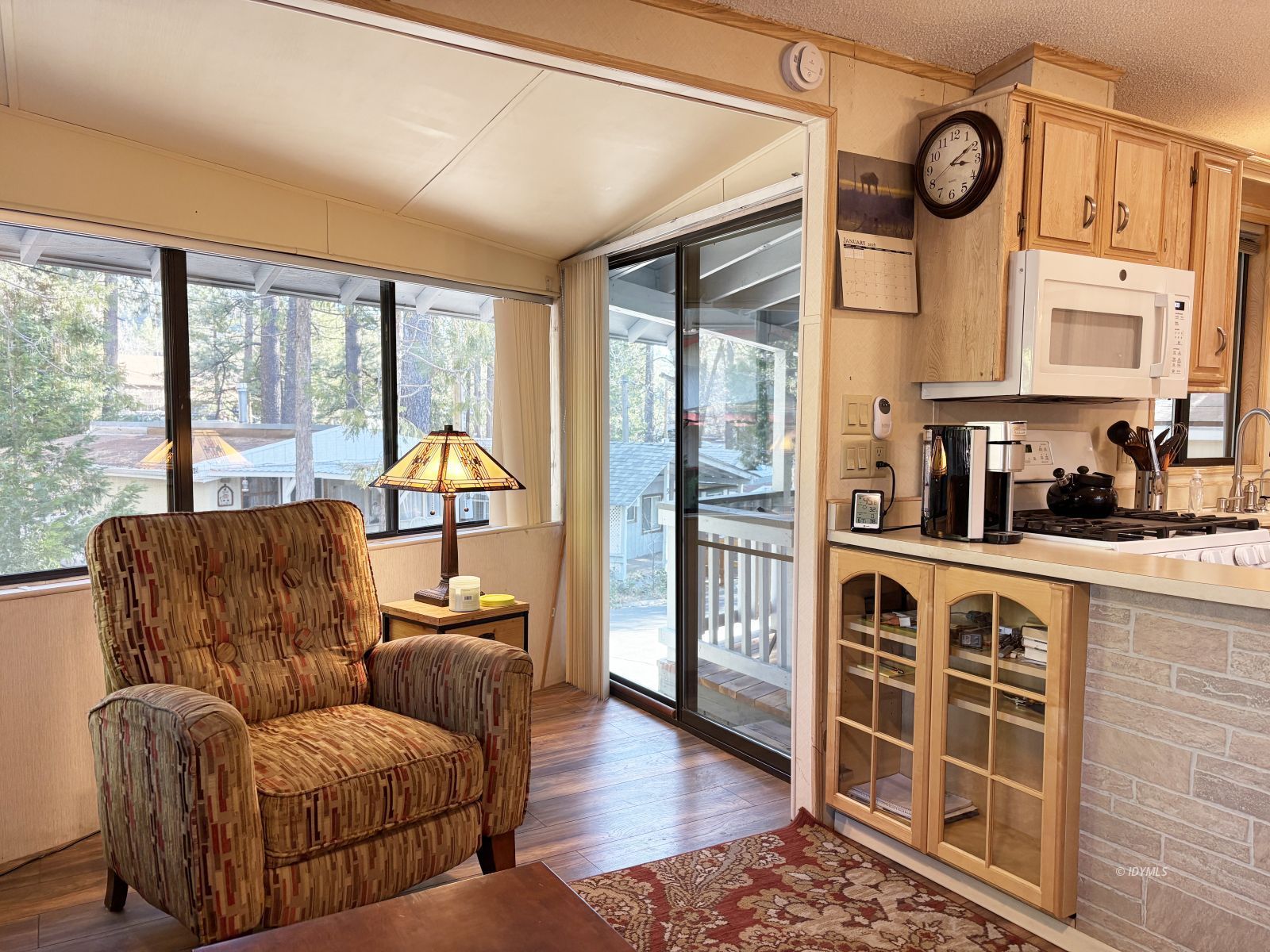 25955 Highway 243, Unit 1 Idyllwild, CA 92549 - Photo 4 of 33 Living Room into Kitchen