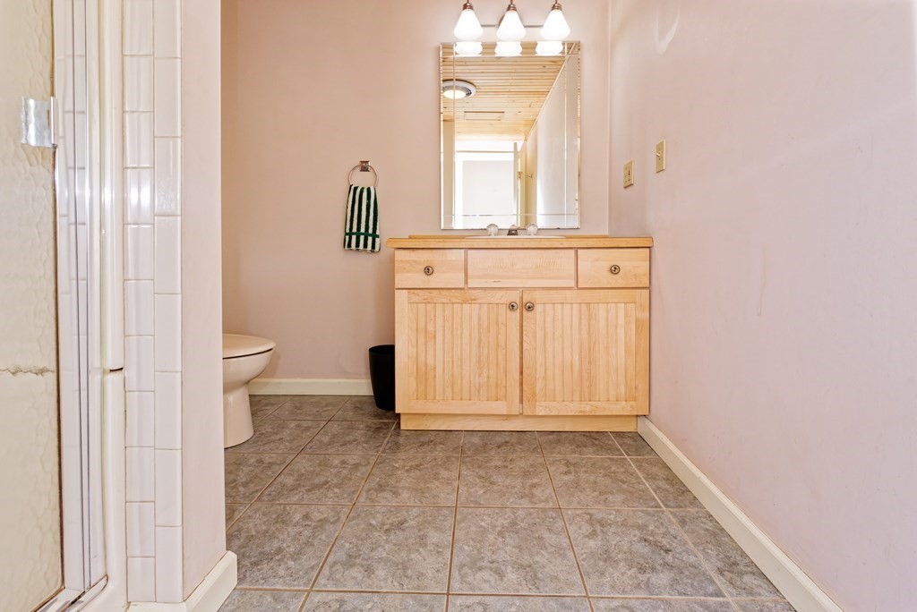 16 Bridle Path Shrewsbury, MA 01545 - Photo 33 of 42 a view of a bathroom with mirror and sink