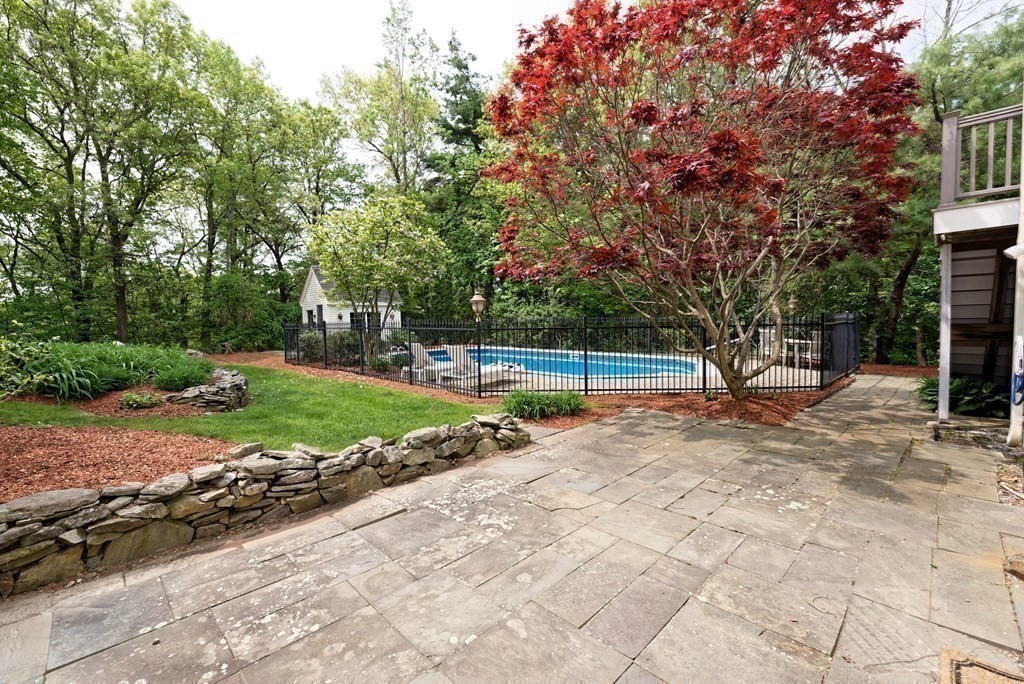 16 Bridle Path Shrewsbury, MA 01545 - Photo 38 of 42 a view of a yard with plants and trees