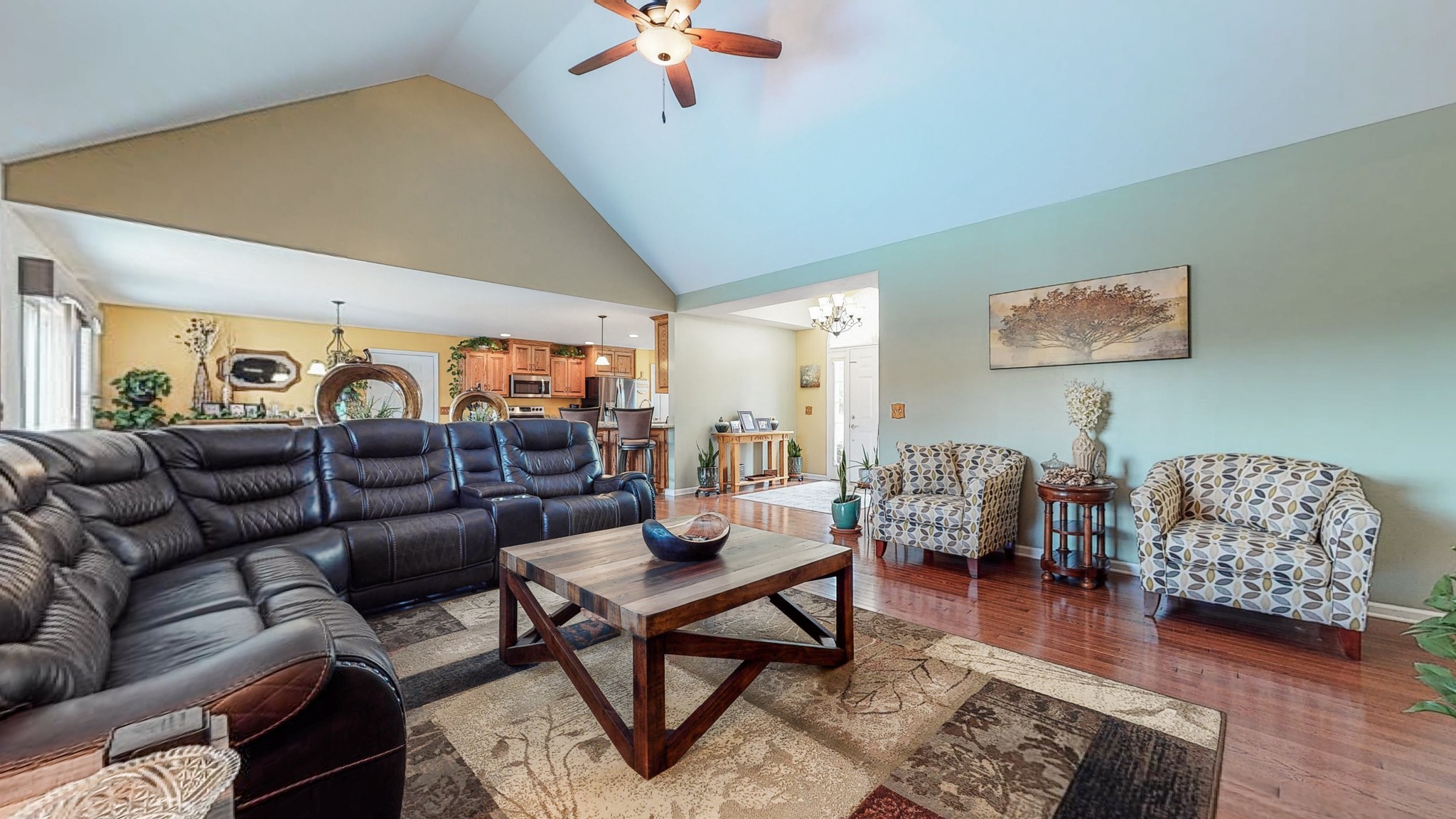 1439 Cliff Amos Road Spring Hill, TN 37174 - Photo 12 of 64 a living room with furniture and wooden floor