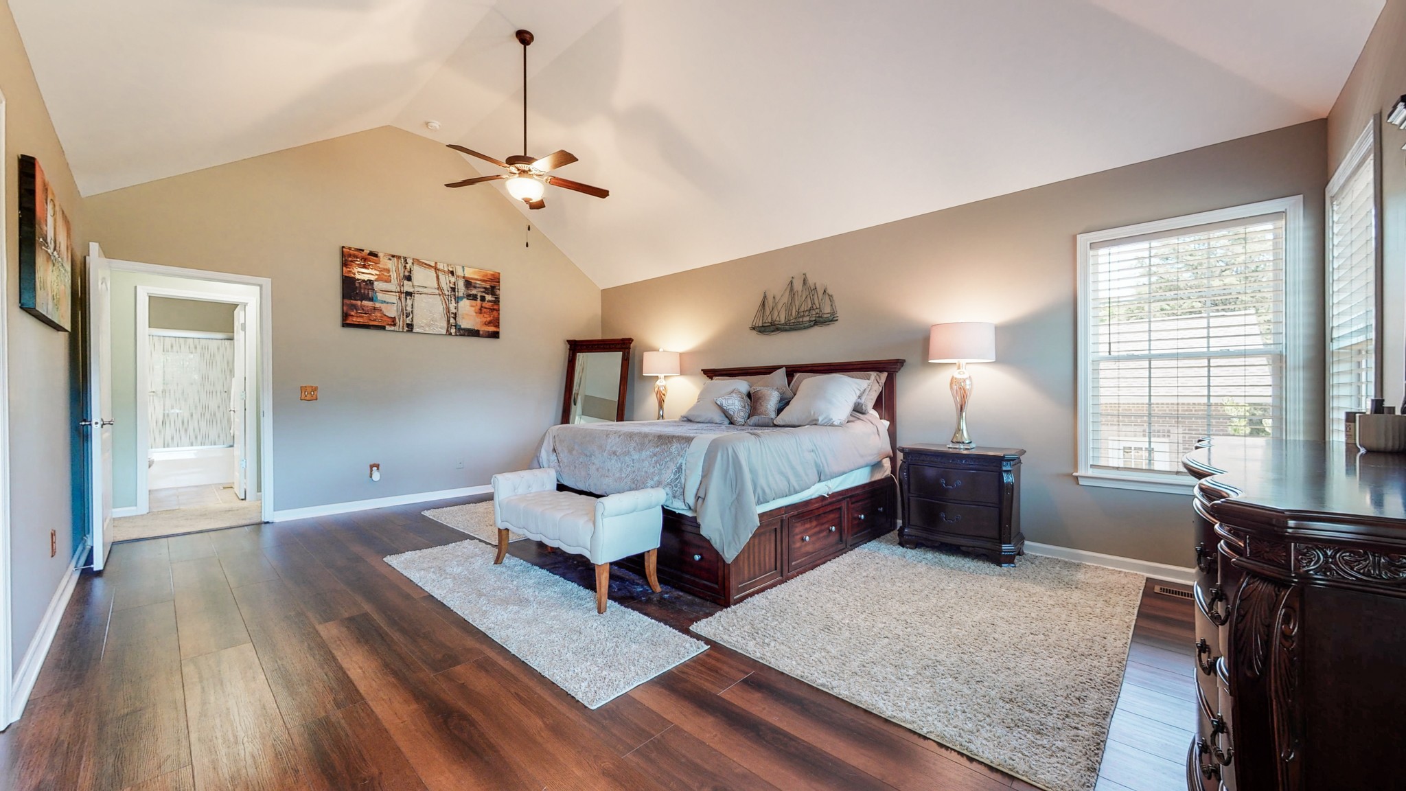 1439 Cliff Amos Road Spring Hill, TN 37174 - Photo 15 of 64 a bed room with a bed and a night stand
