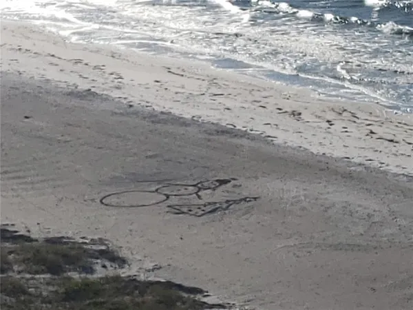 a view of a beach with beach