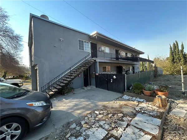a view of a house with a patio