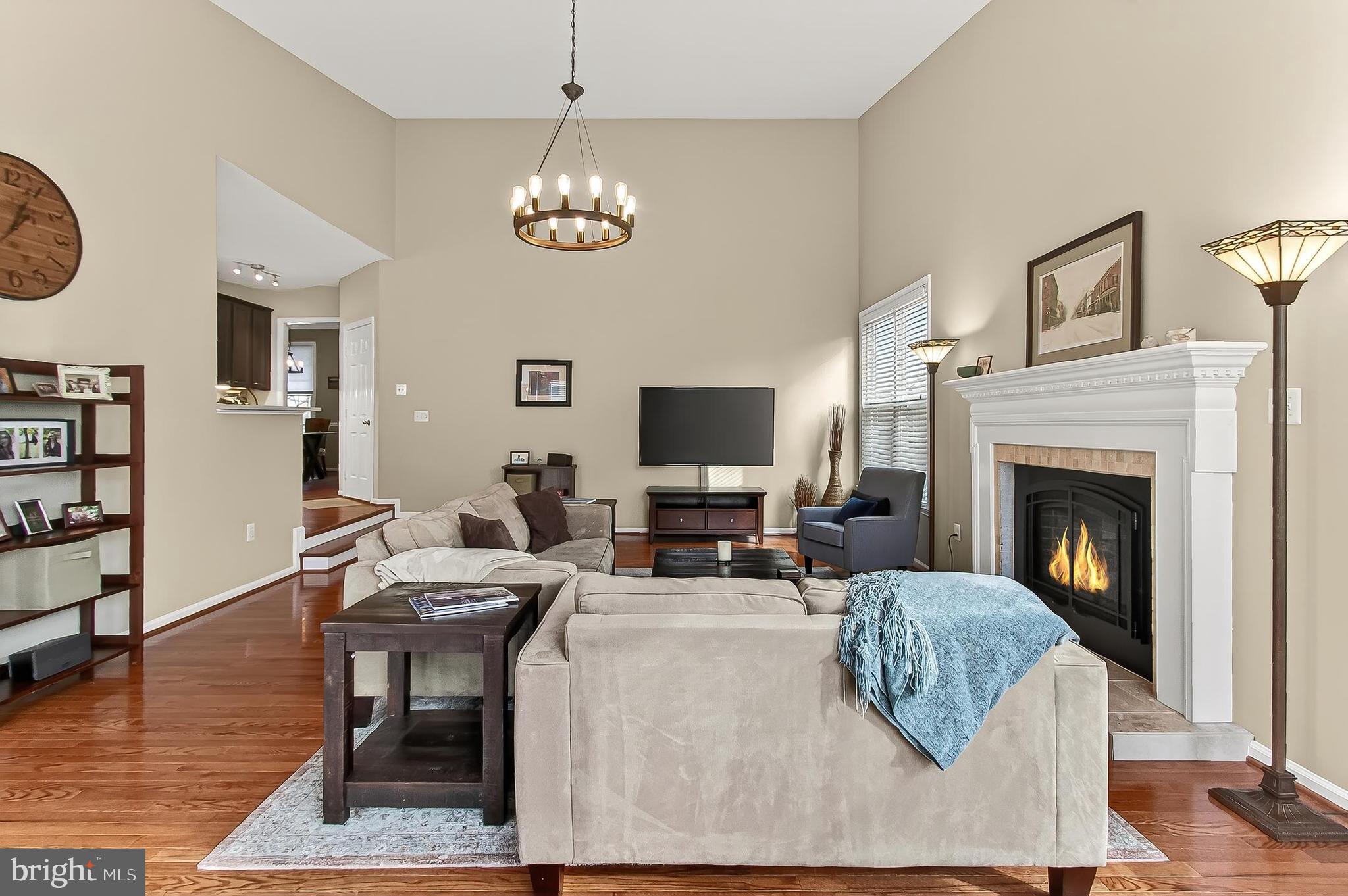 7736 White Willow Court Springfield, VA 22153 - Photo 30 of 84 Gas Fireplace with Handsome Mantlework