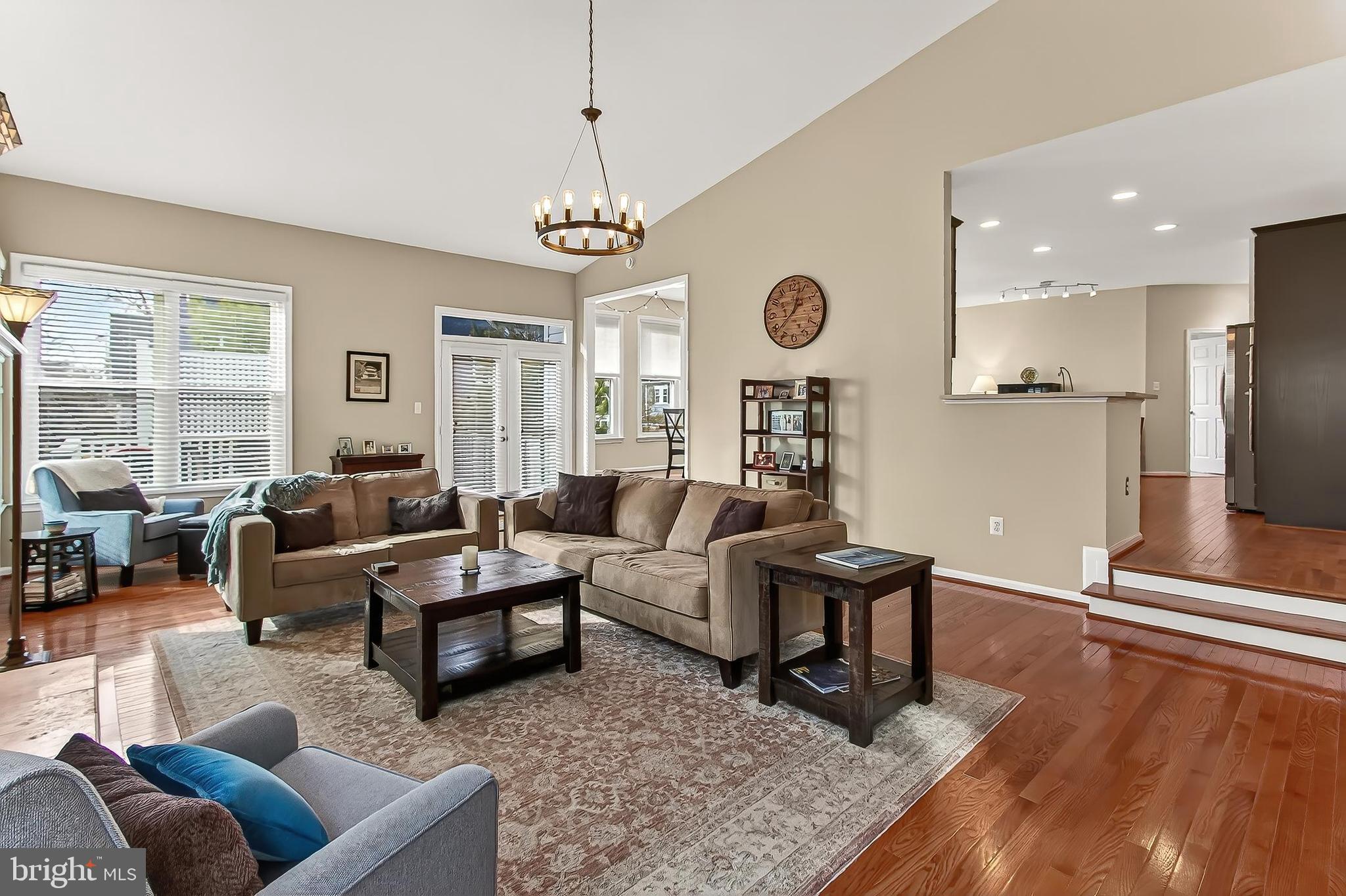 7736 White Willow Court Springfield, VA 22153 - Photo 32 of 84 French Doors from Great Room to Rear Deck